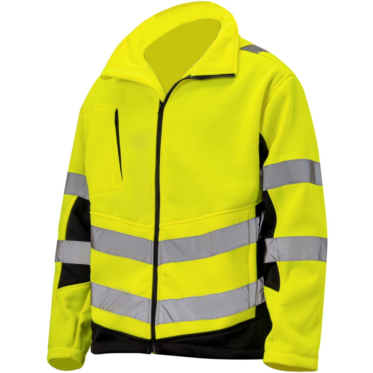 Class 3 Two Tone Reflective Tape Safety Jacket with Pocket 3