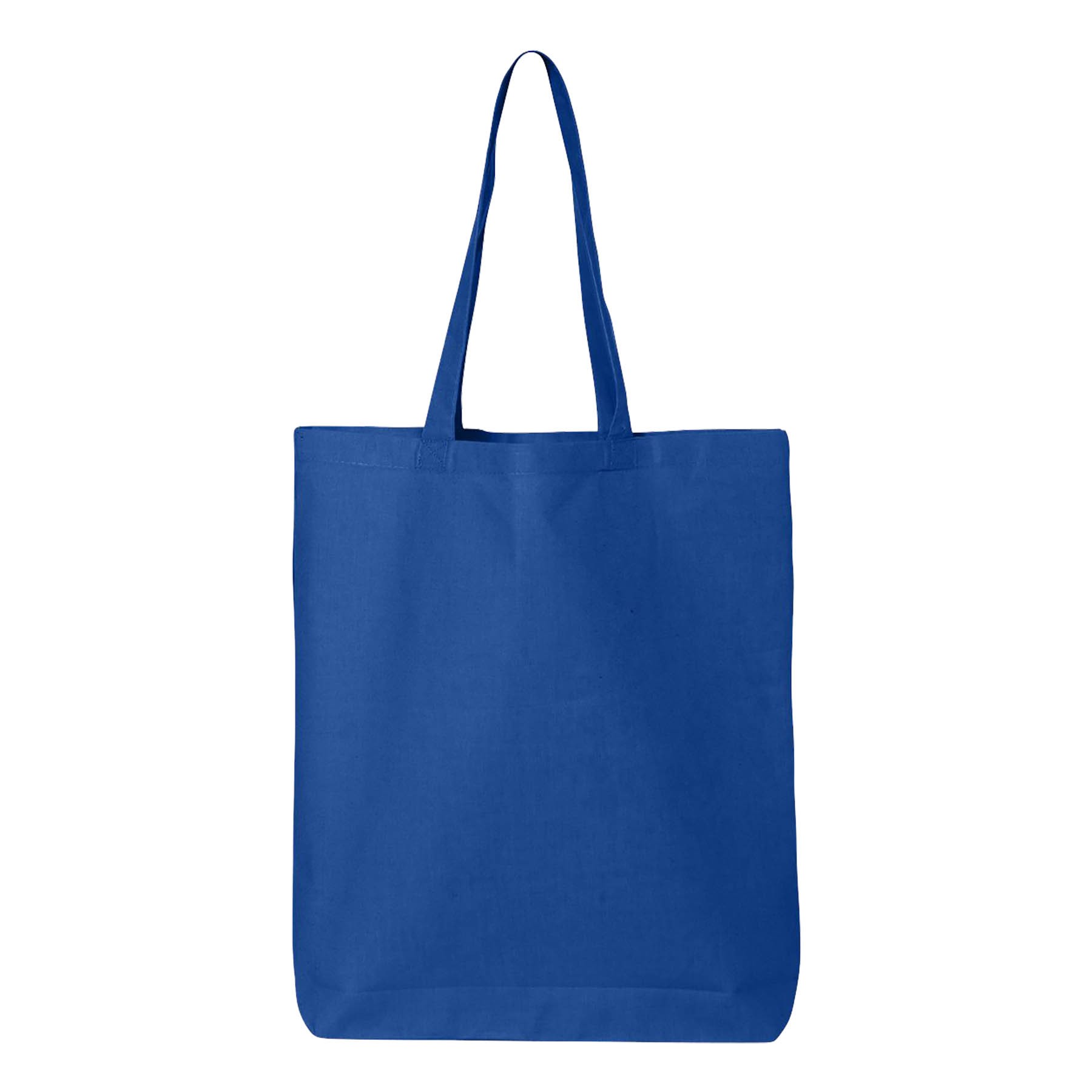 6 oz. 100% Cotton Canvas Tote Bag w/Bottom Gusset 14