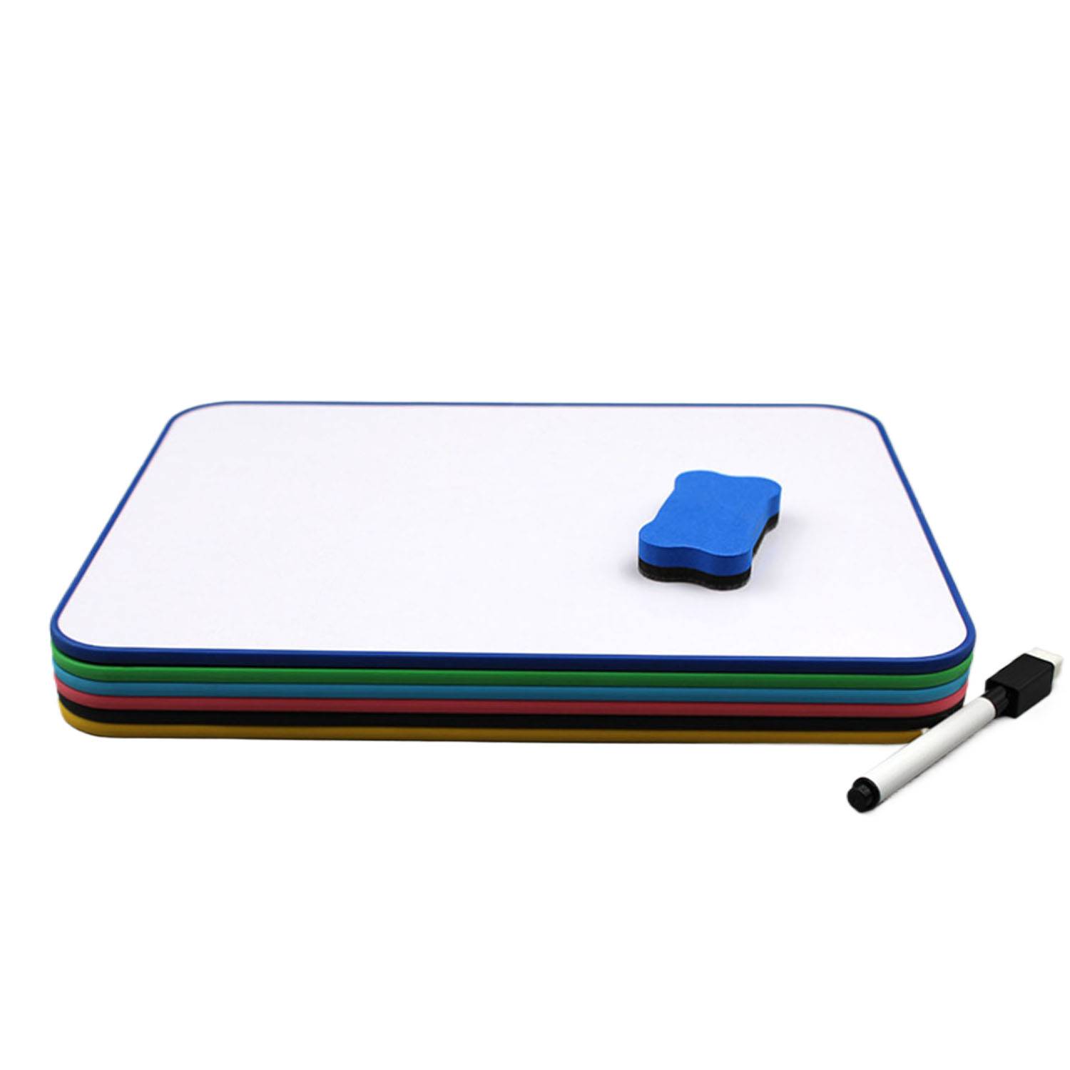 Durable Double-Sided Reusable Erasable Plastic White Board 6