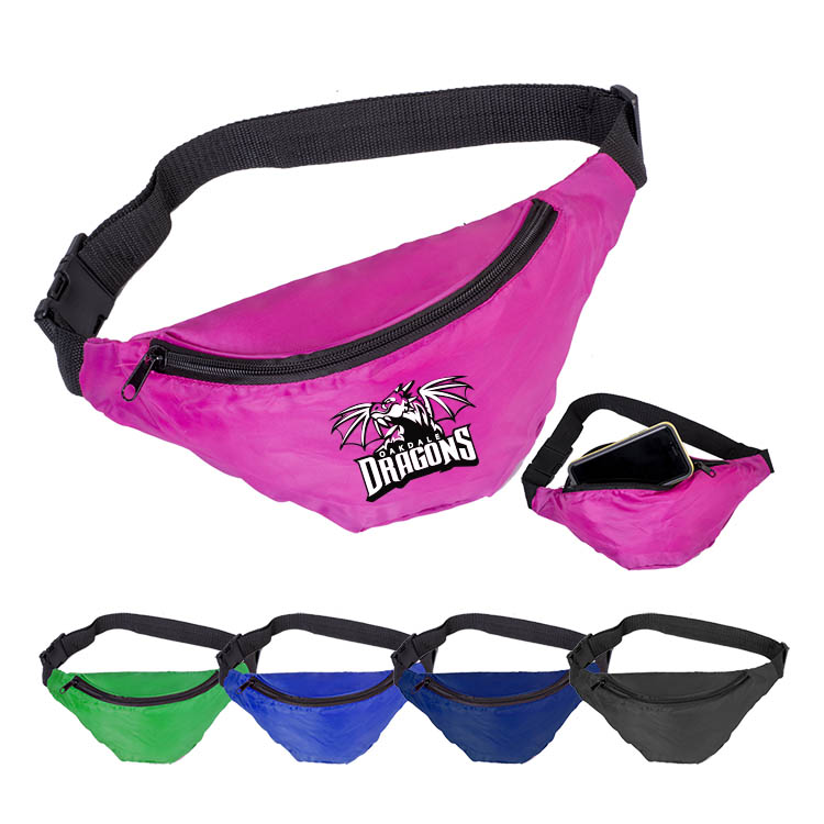 One Pocket Nylon Fanny Pack-Close Out 12