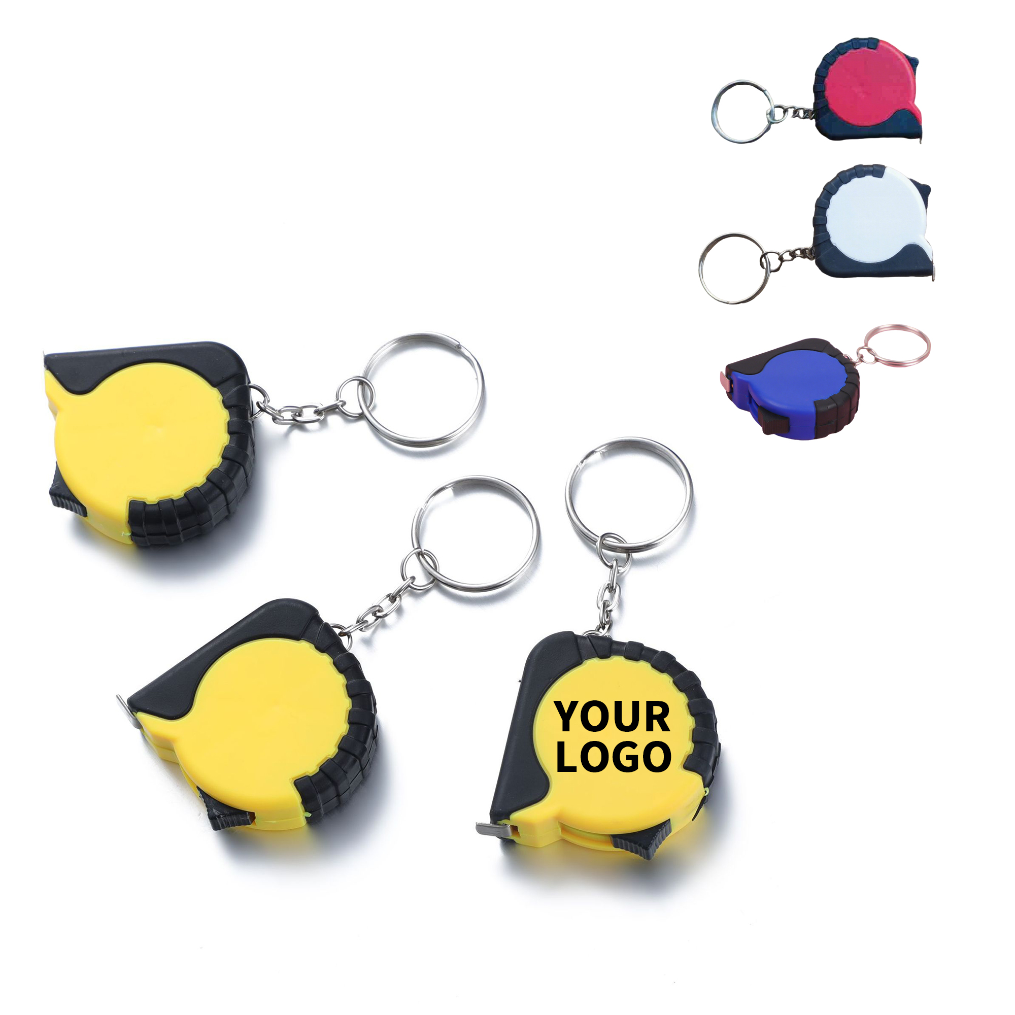 Mini Tape Measure With Key Ring Self Lock 2
