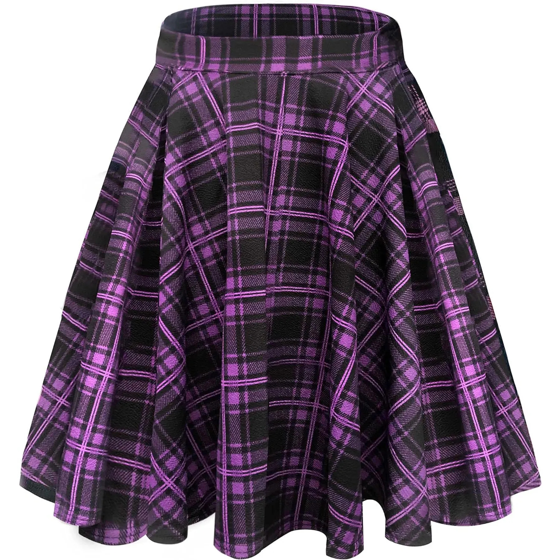 Flared Casual Mini Skater Skirt 10