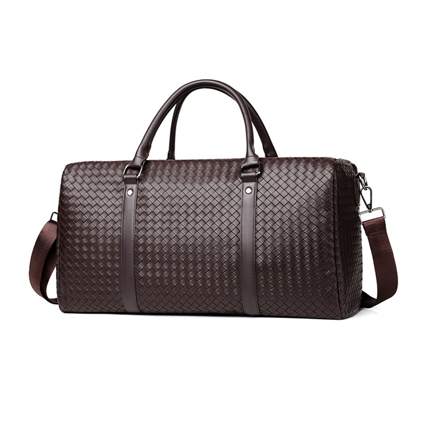 Large Capacity PU Leather Dry Wet Separation Duffel Bag 4