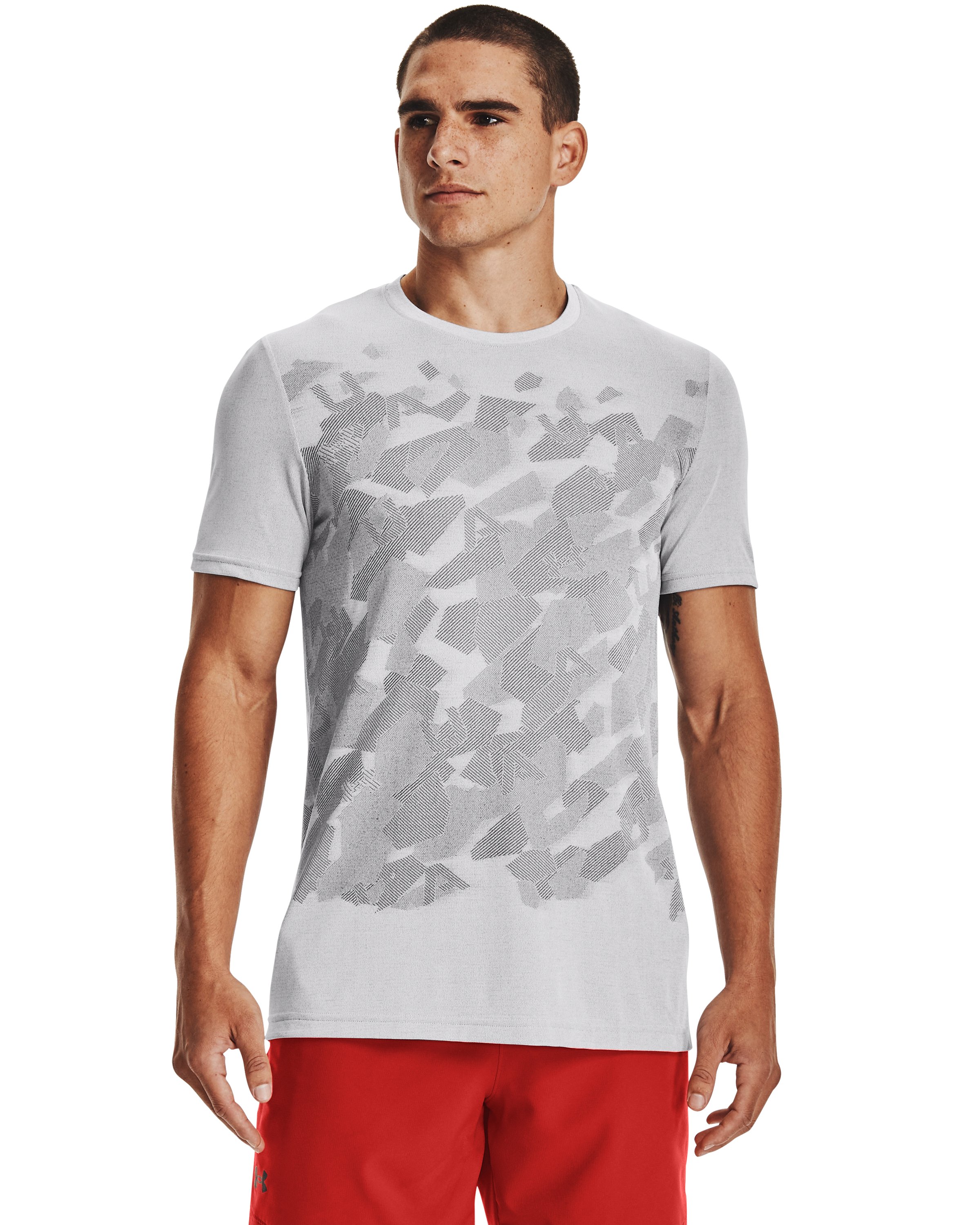 Men's UA Seamless Camouflage Short Sleeve 9