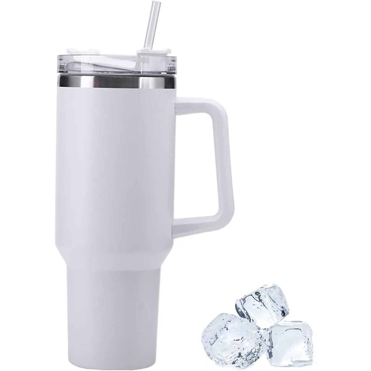 40 oz Tumbler Insulated Stainless Steel Mug Water Bottle 6