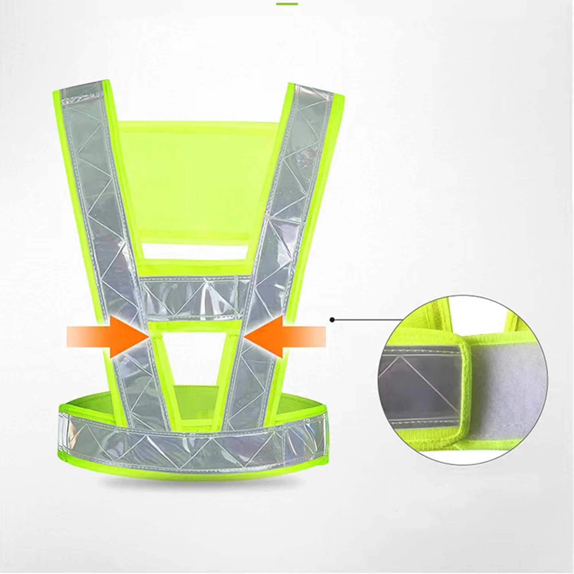 Adjustable Reflective Security Vest 2
