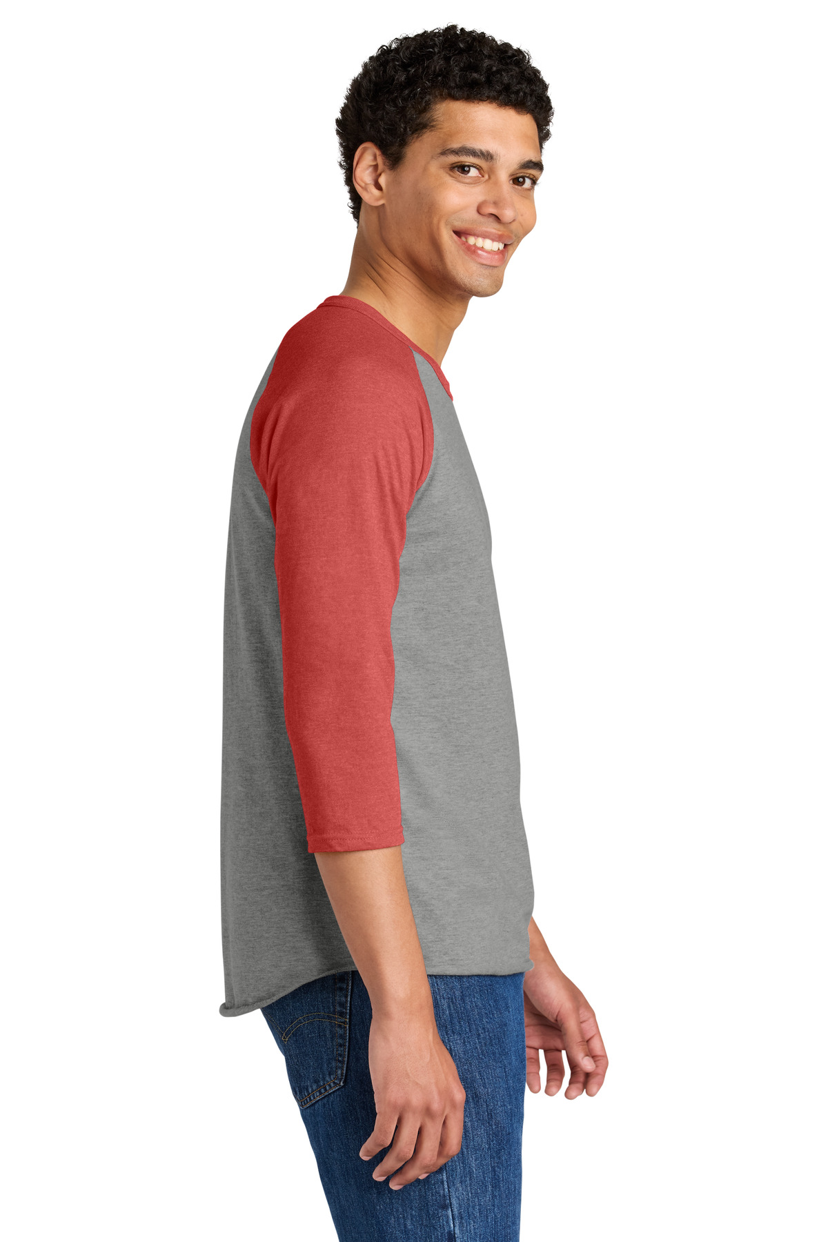 Jerzees Unisex Premium Blend Combed Ring Spun 3/4-Sleeve Raglan 560R 32