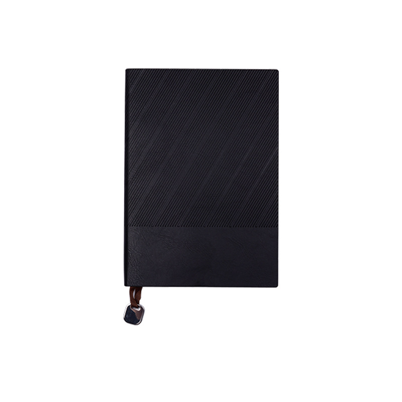 A5 Diagonal Textured Soft PU Cover Notebook W/ Metal Bookmark 9