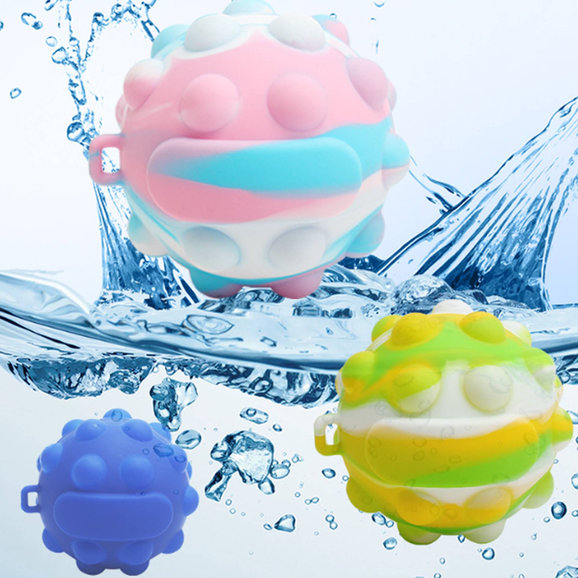 3D Silicone Fidget Pop Ball 5