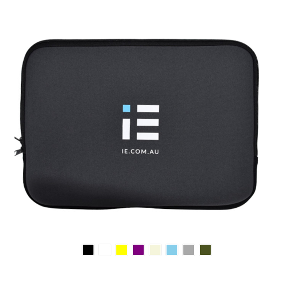 Neoprene Laptop Sleeve Bag With Zippered Closure 4