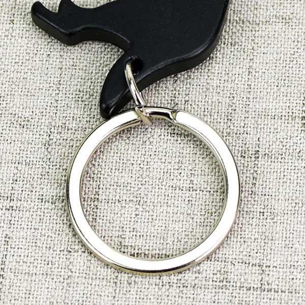 Dog Shape Bottle Opener Keychains 3