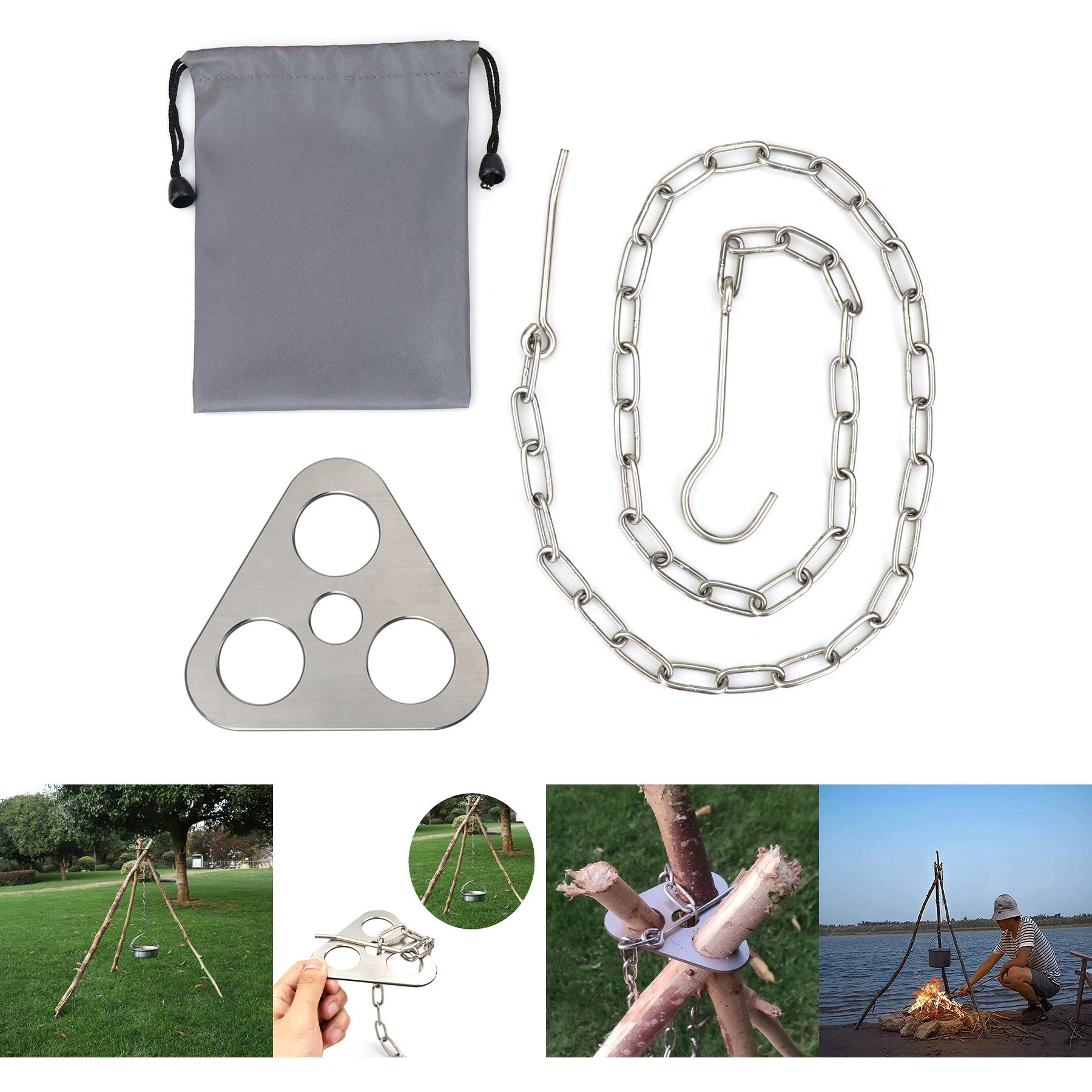 Portable Camping Tripod 2