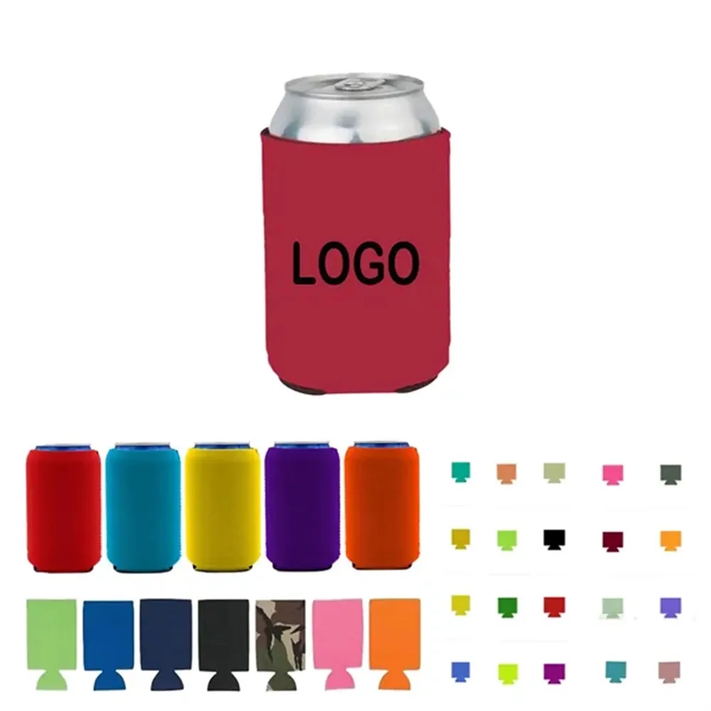 Neoprene Collapsible Can Cooler Sleeves 1