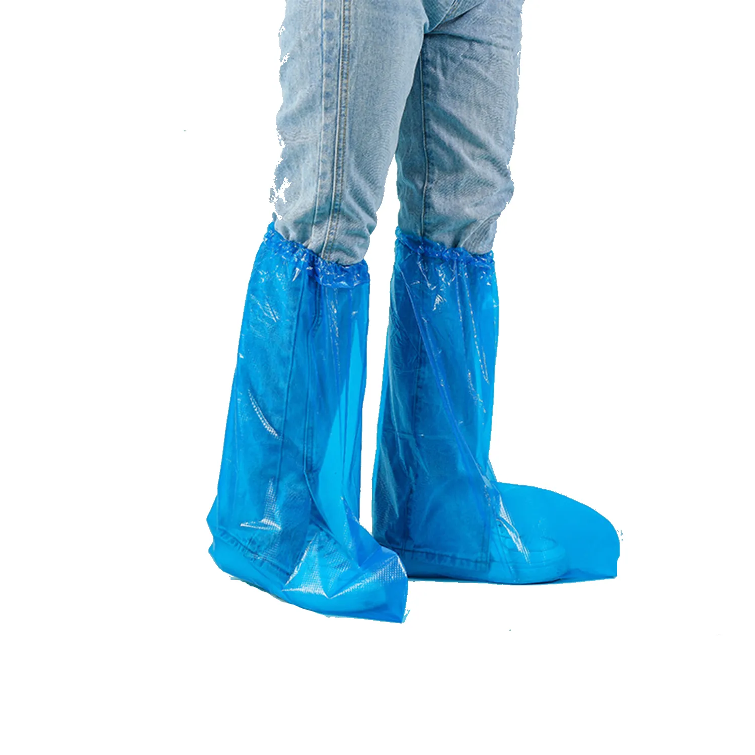 Disposable Long Plastic Shoe Covers 3