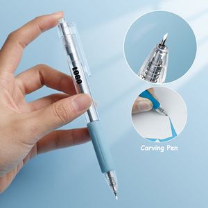 Click Action Blade Pen Shaped Carving Knife 19