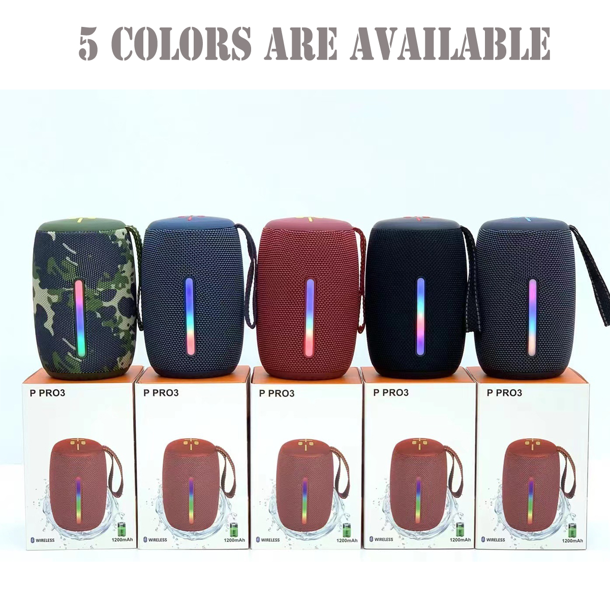 Wireless Wireless 5.1 Speaker with LED Lights 2
