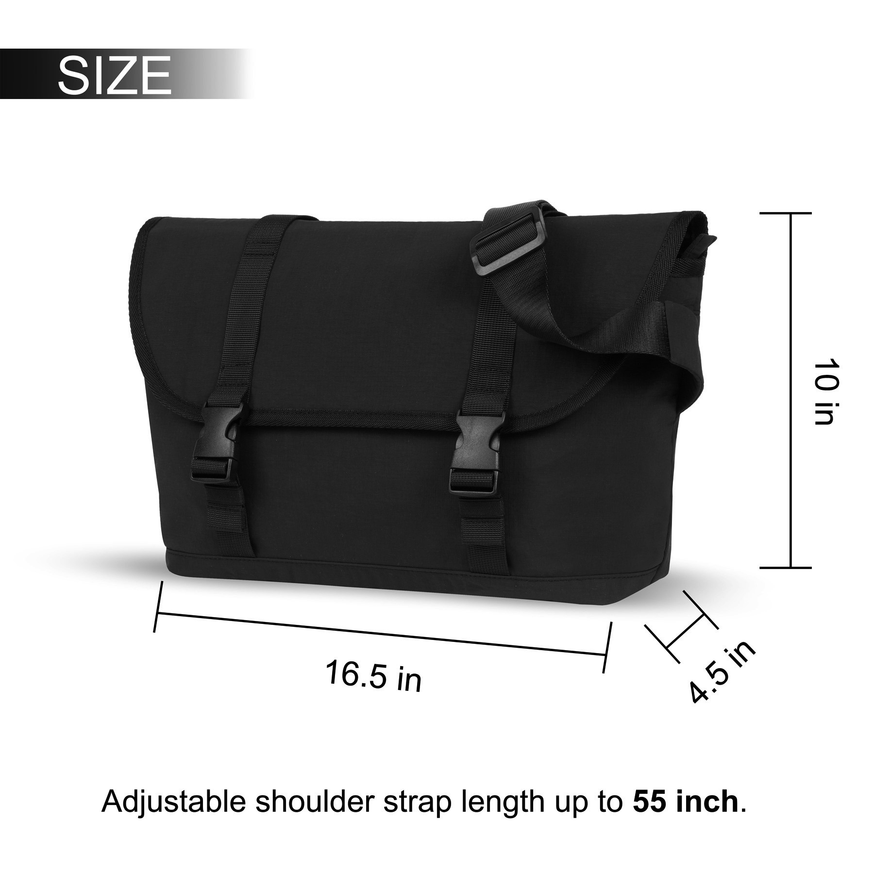 Premium Recycled Crossbody Shoulder Pack 4