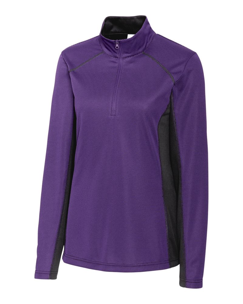 Clique Ice Pique Colorblock Tech Womens Half Zip 26