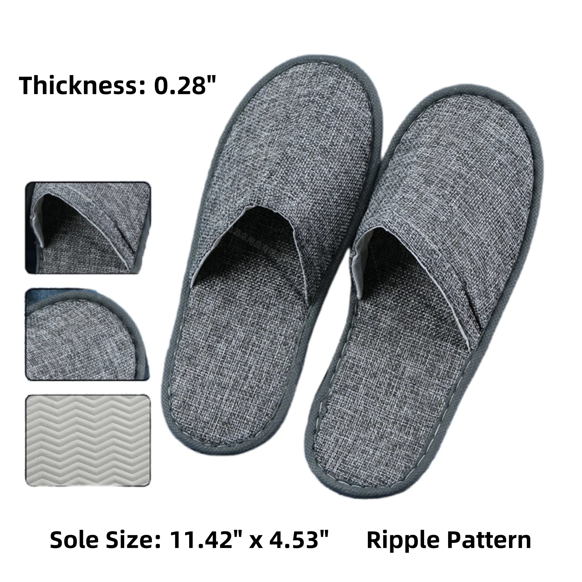 Premium Disposable Linen Slippers 9