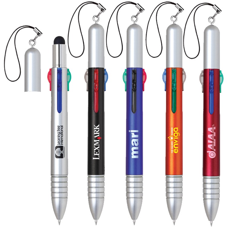 Bob Stylus Tool with 4 Colored Ballpoint Pens 10
