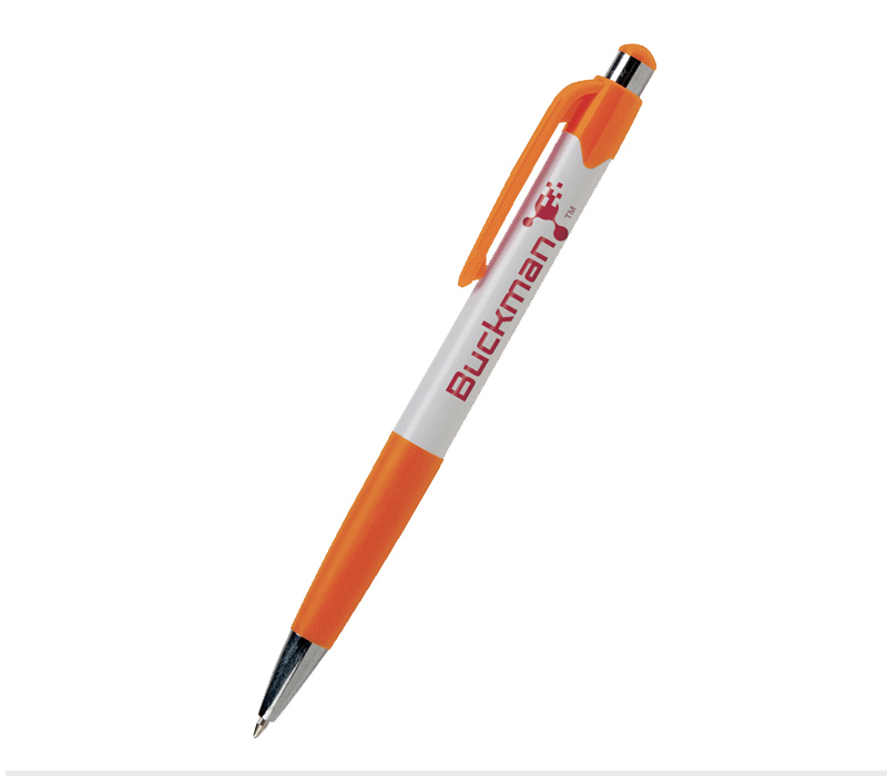 White Barrel Grip Pen 3