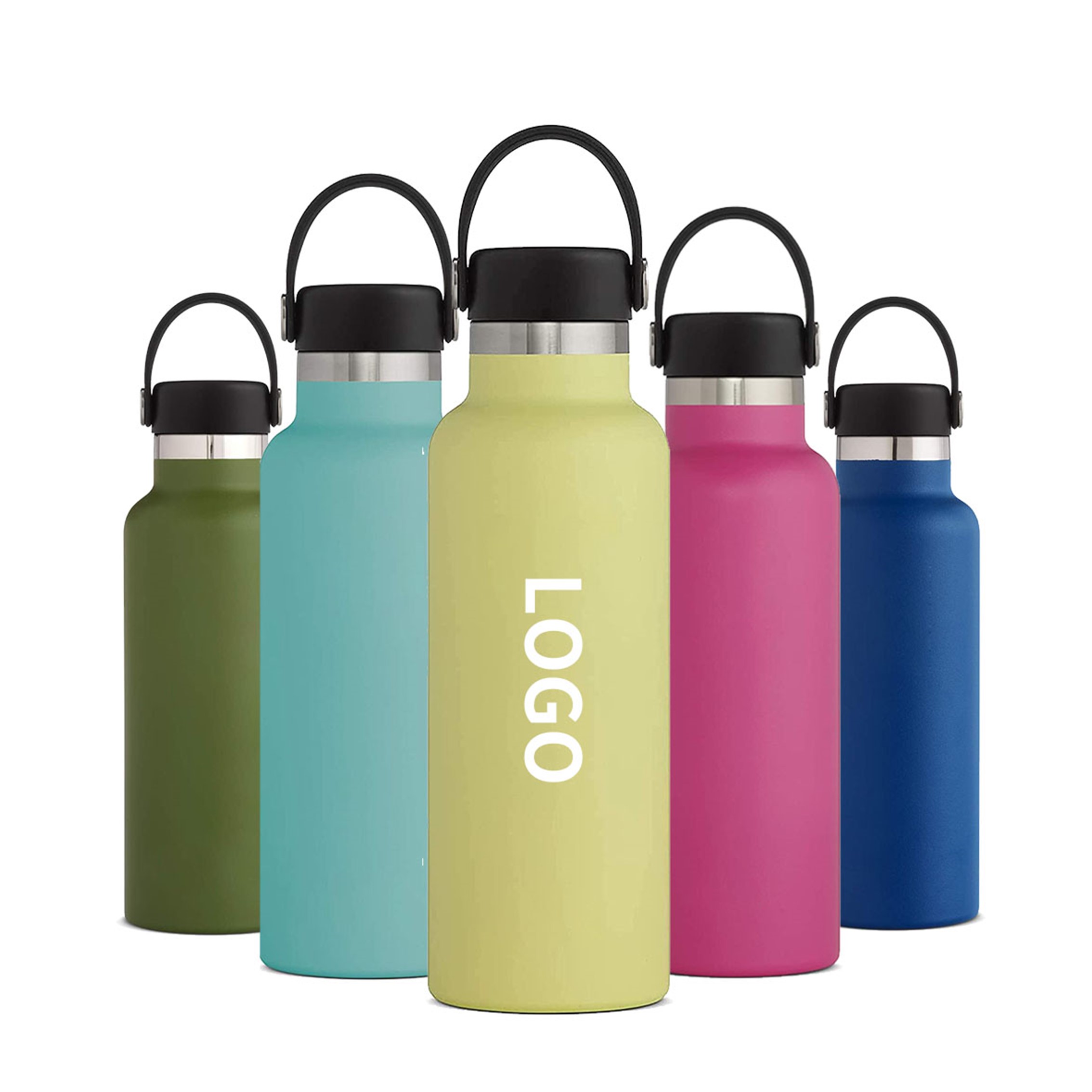 Stainless Steel Water Bottles w/Custom Logo 2