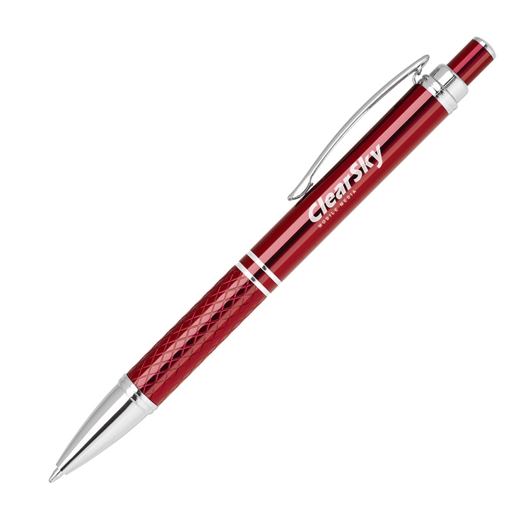 Klavier-IV Click Pen with Diamond Etched Grip 1