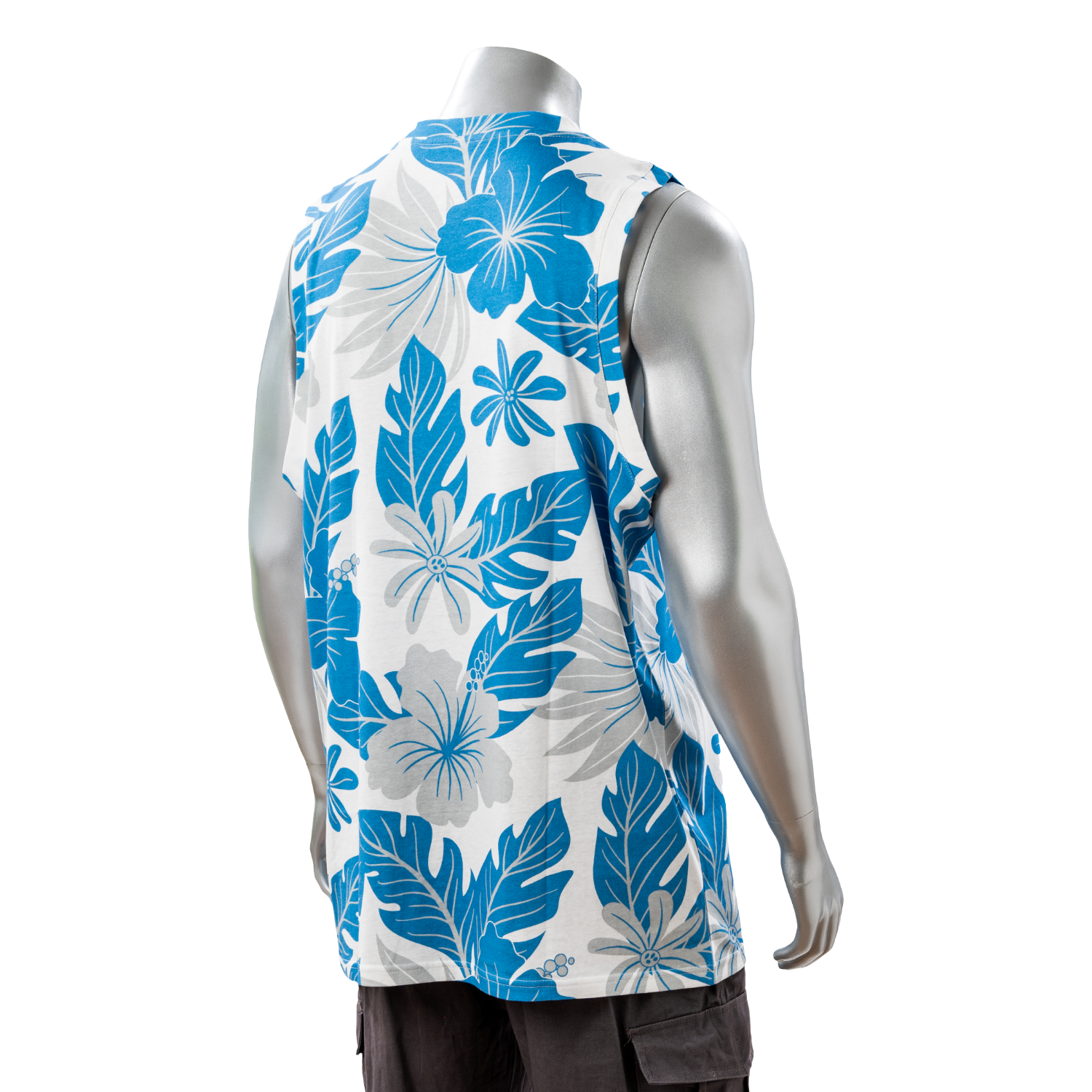 100% Cotton Full Color Pigmented Digital Print Men's Tank Top - 5.3 oz 4