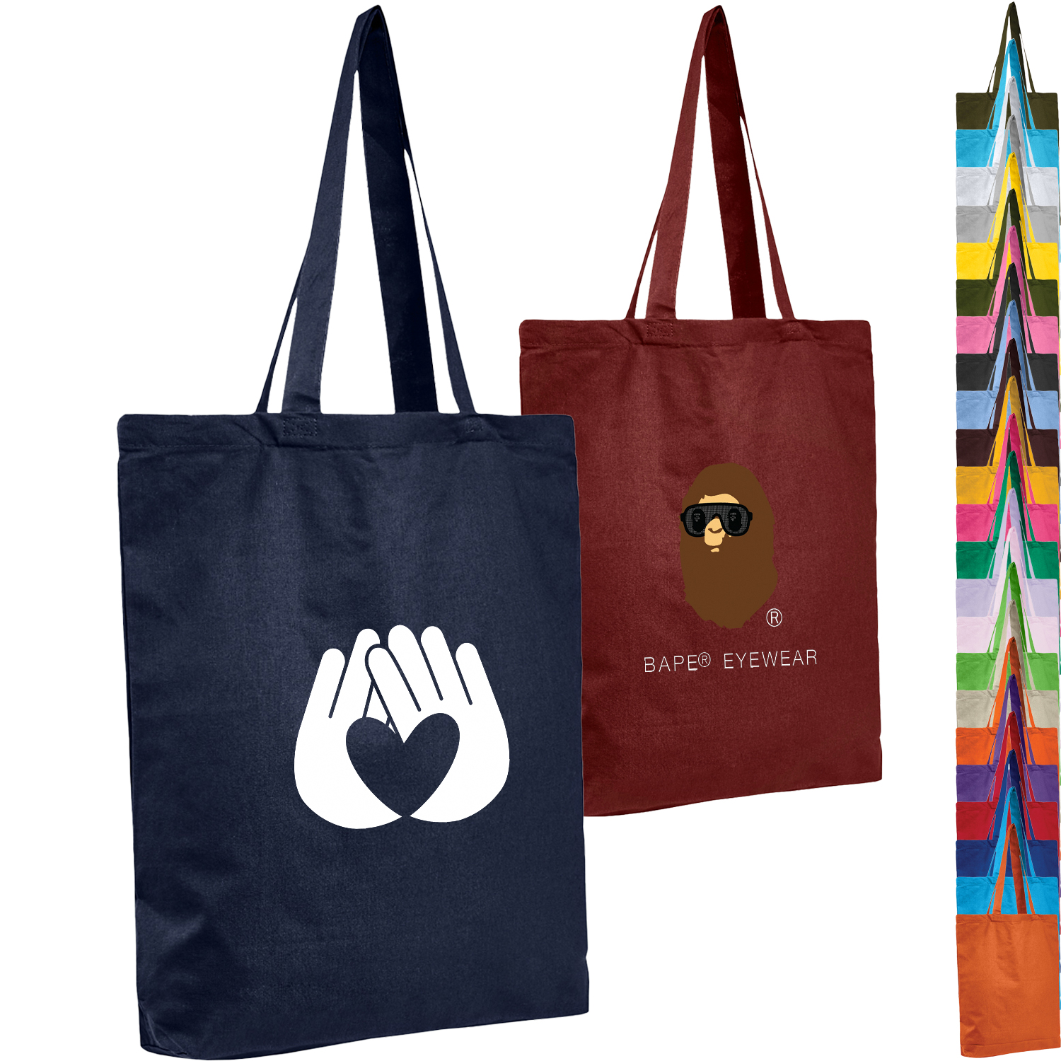 6 oz Cotton Canvas Tote Bag W/ Gusset (15" X 16" X 3") 4