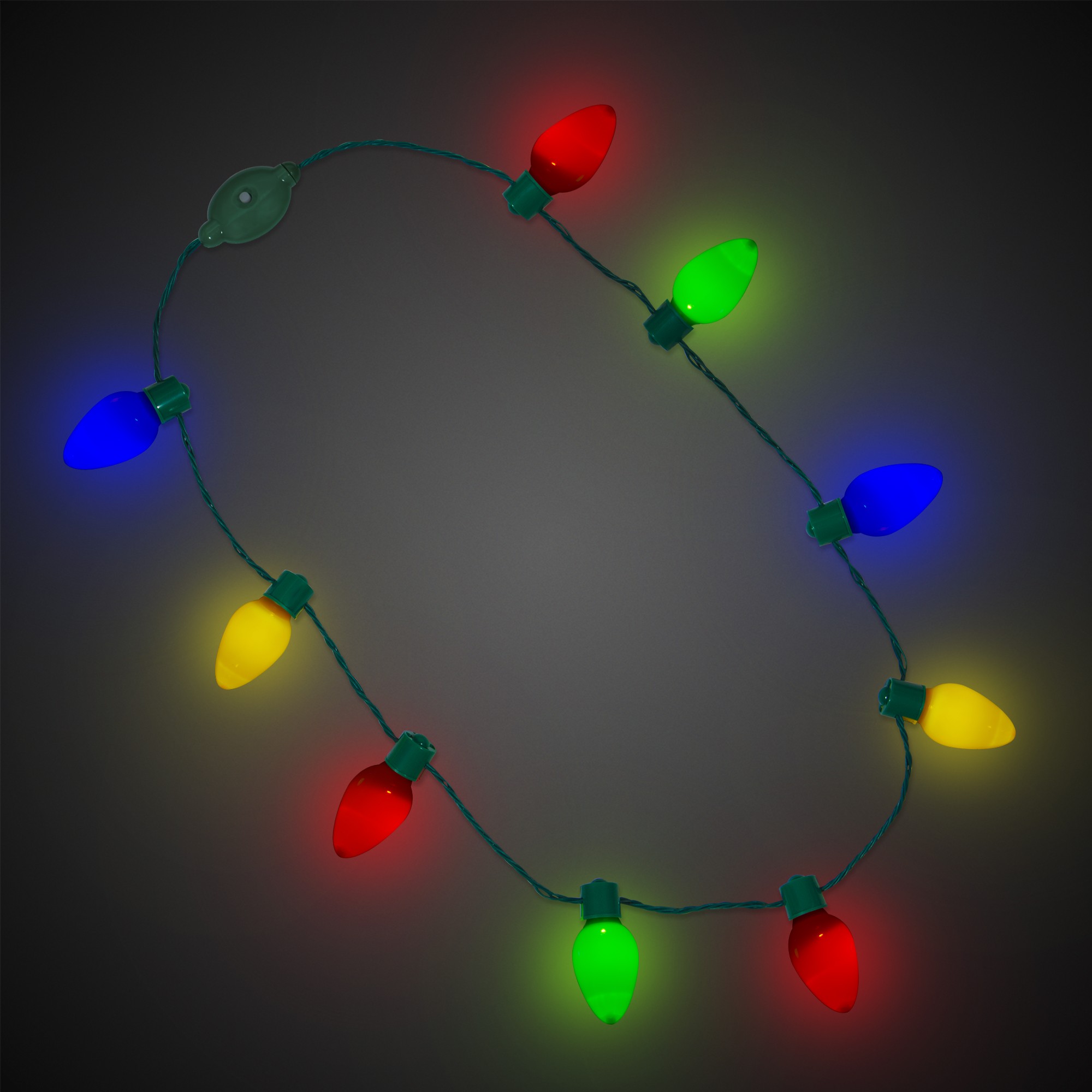 Christmas Bulb LED Necklace(Blank) 4