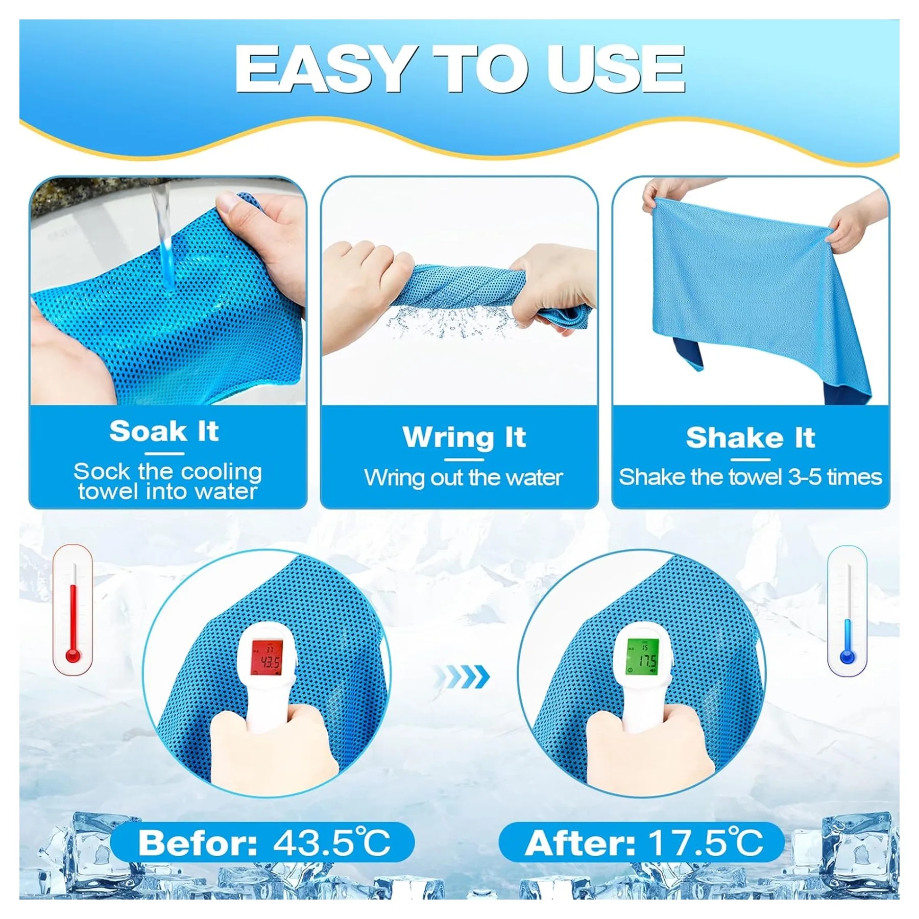 Cooling Soft Breathable Sport Towel 9