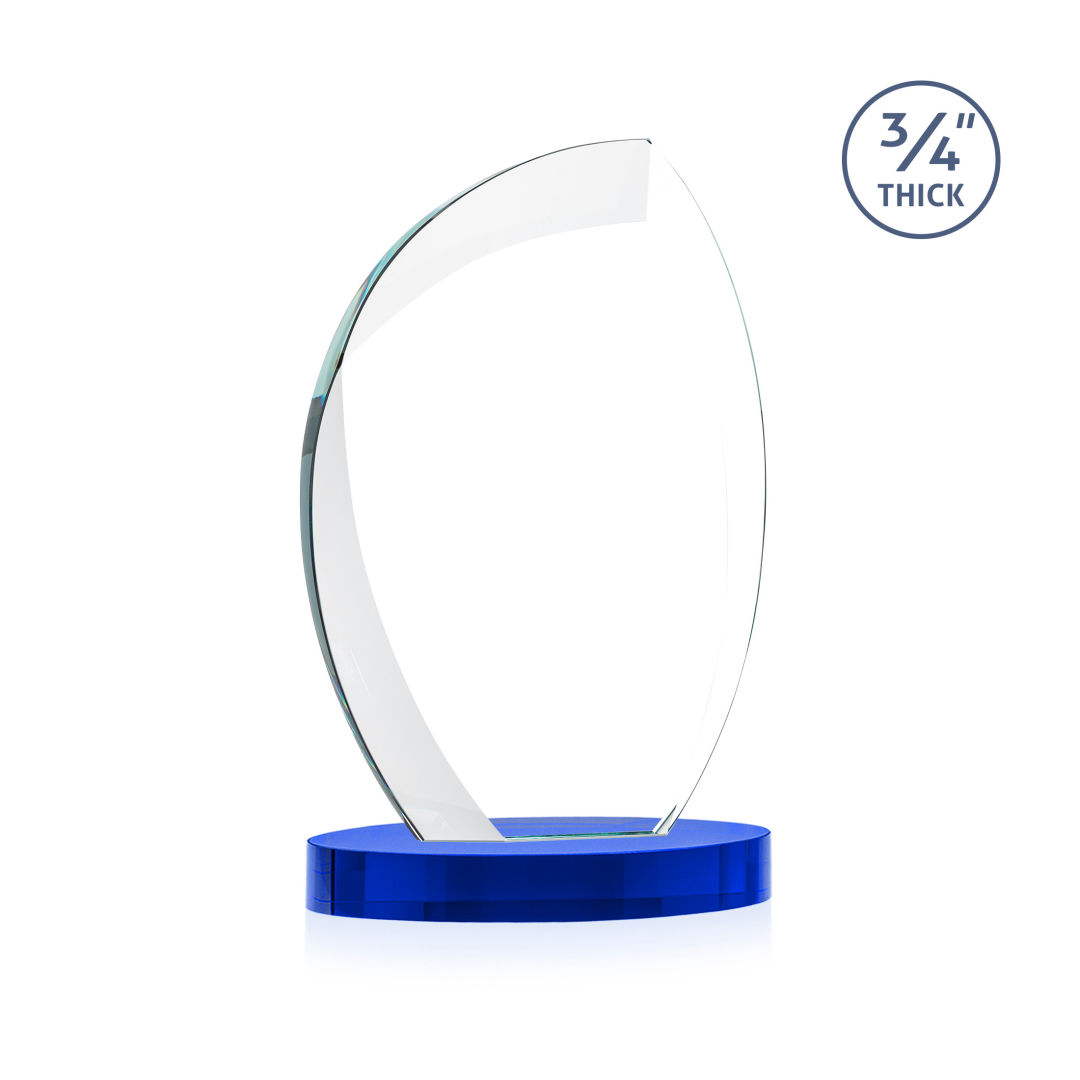 Wichita VividPrint™ Award on Alberton Base - Blue 1
