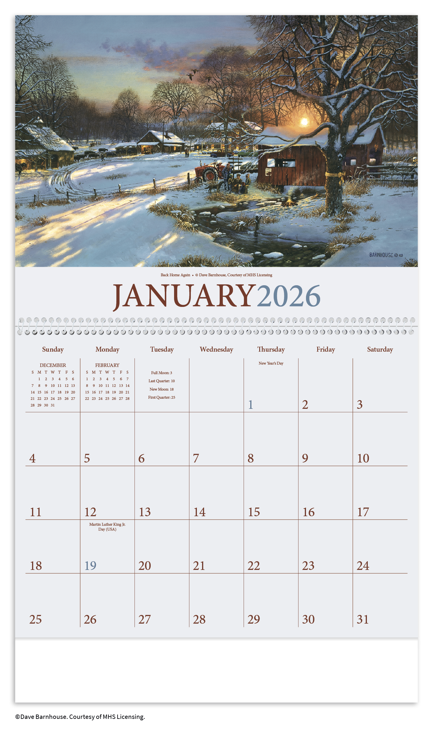 Triumph® Calendars Country Memories Calendar 24