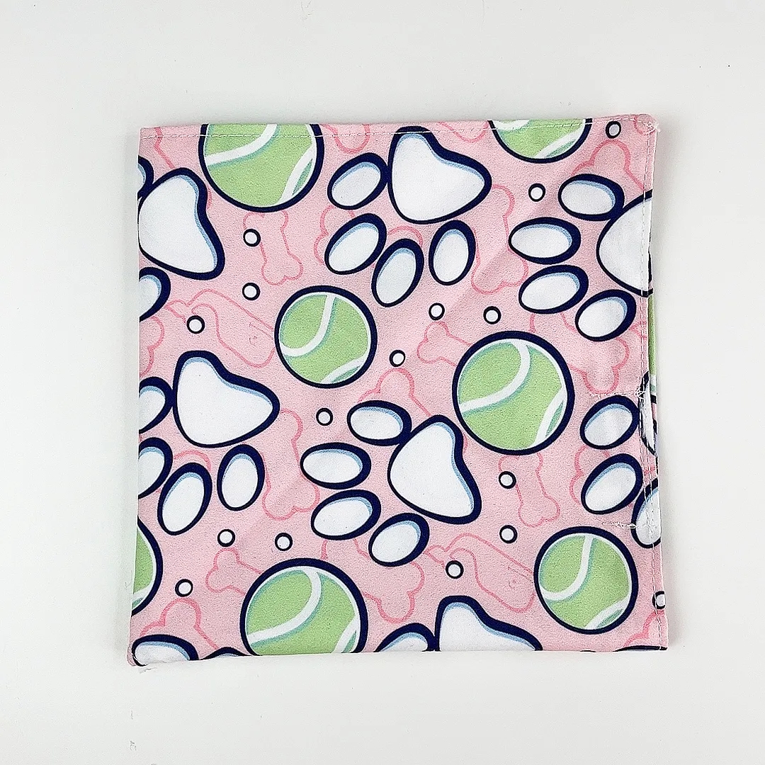 Double Layers Triangle Dog Pet Bandana 5