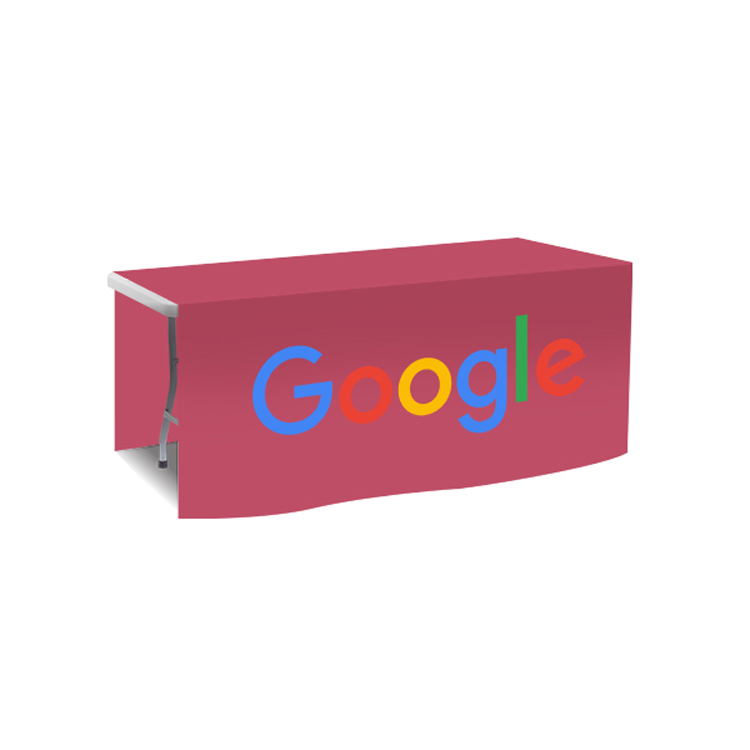 72 in. x 88 in. PolyKnit™ Table Drop (Full Color Logo) 32