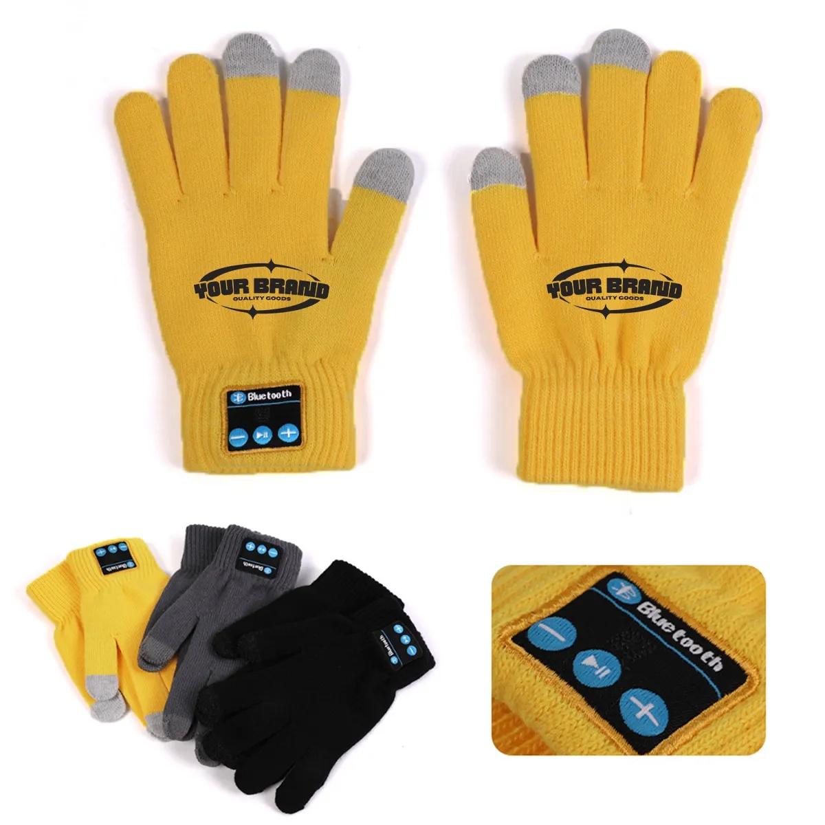 Bluetooth Warm Touch Screen Music Gloves 2