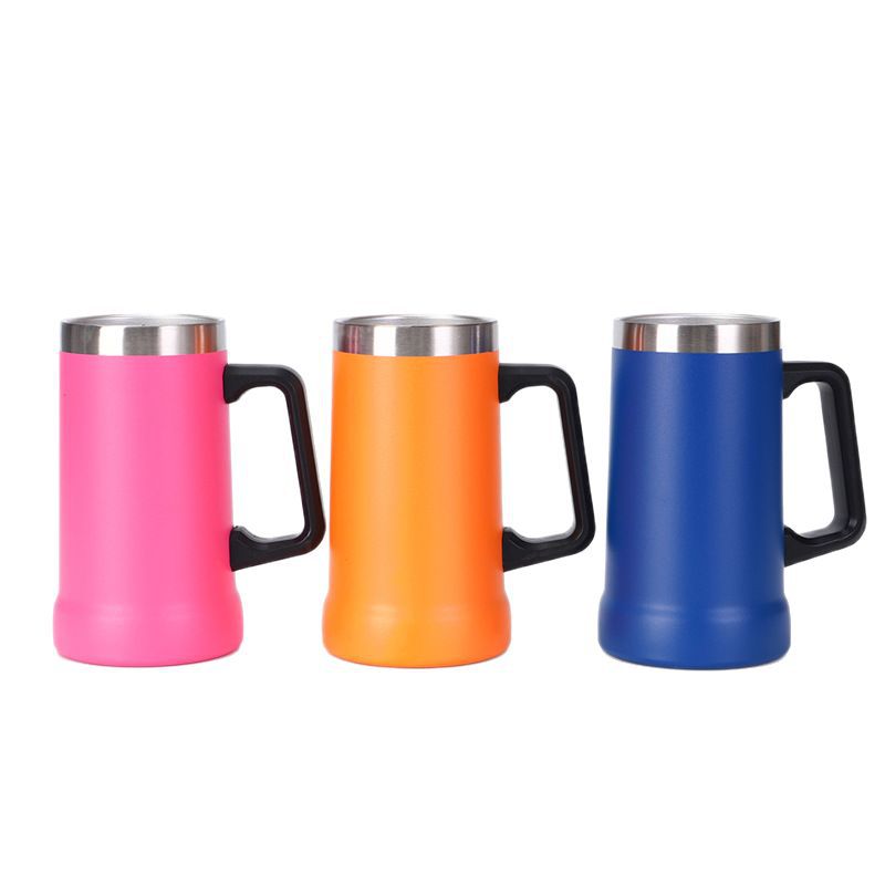 23.7oz Large Stainless Steel Insulated Beer Mug 4