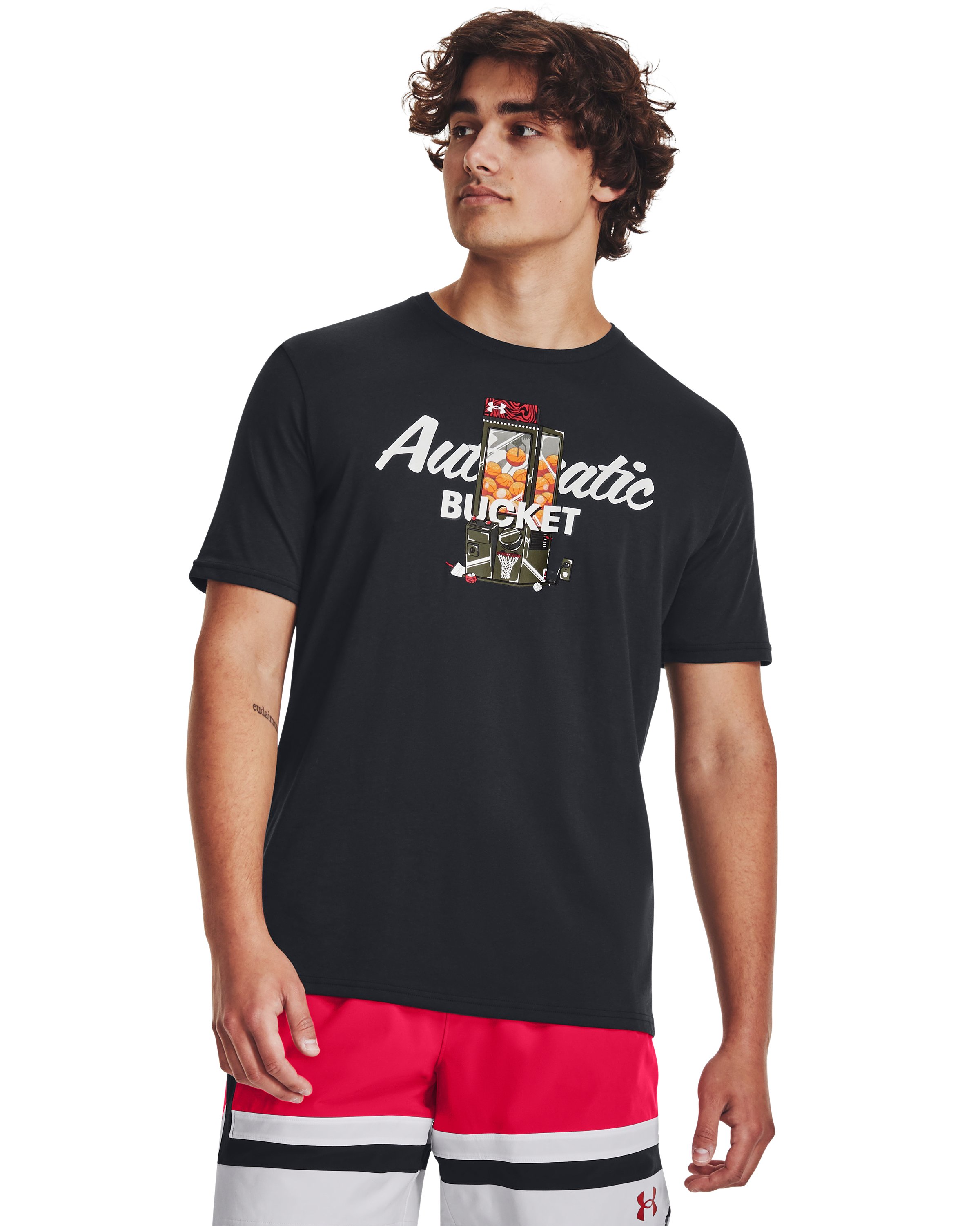 Men's UA Basketball Claw Machine Short Sleeve  2