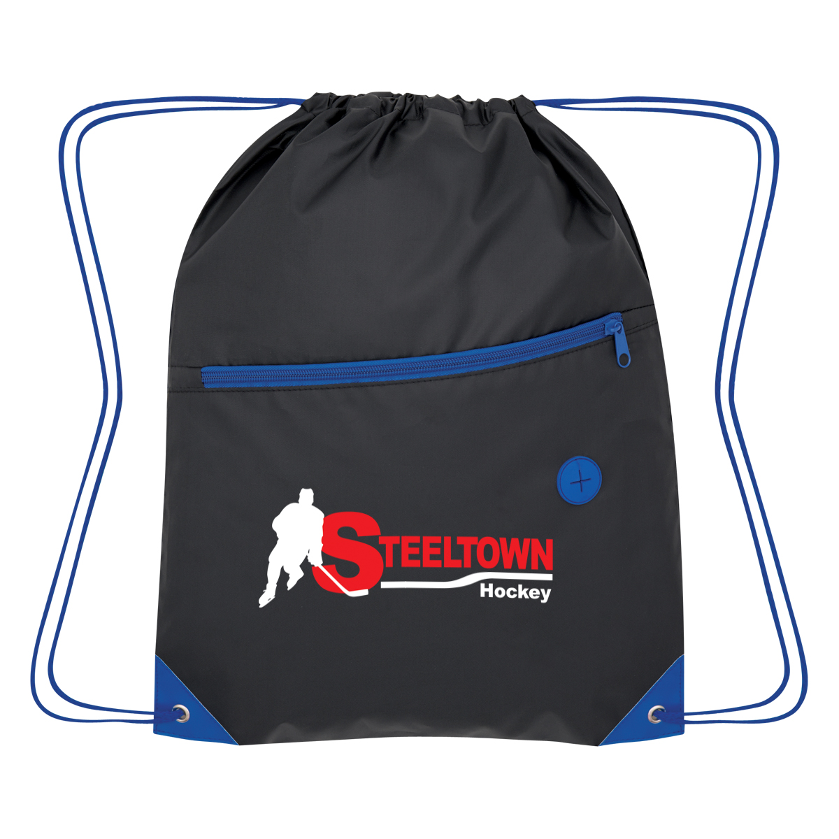Color Pop Recycled Drawstring Bag 14