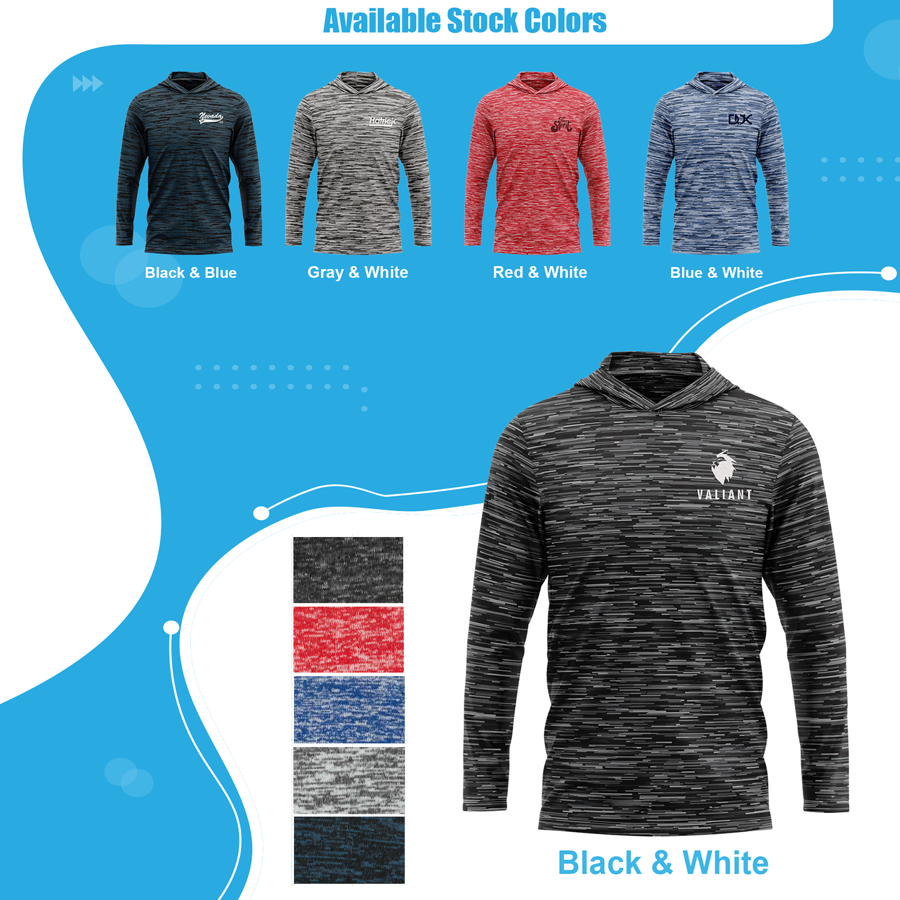 Rush - Long Sleeve Hooded Heather T-Shirt 4