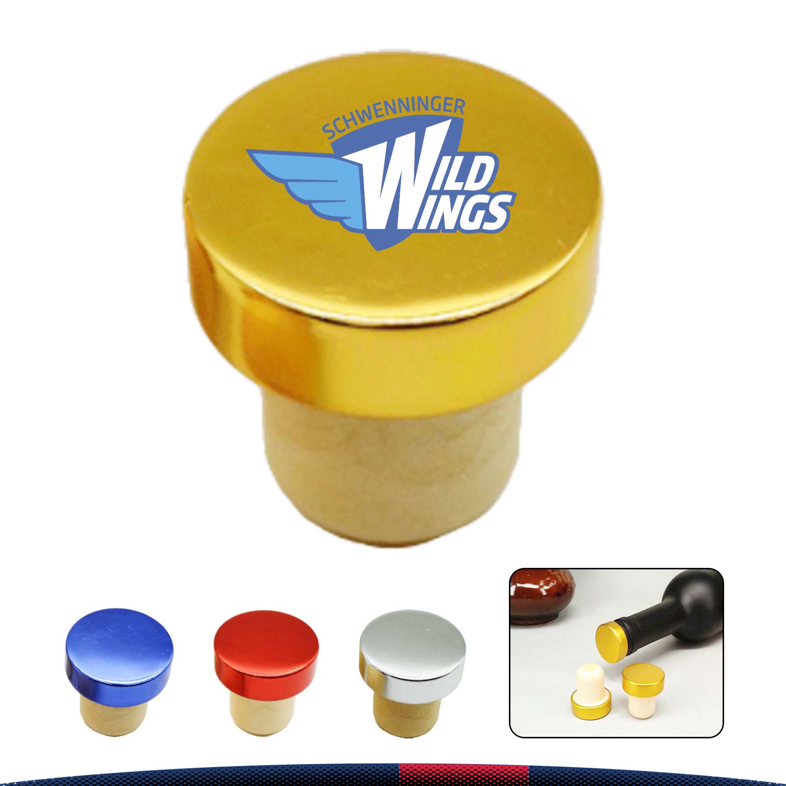 T-shaped Polymer Bottle Stopper 1
