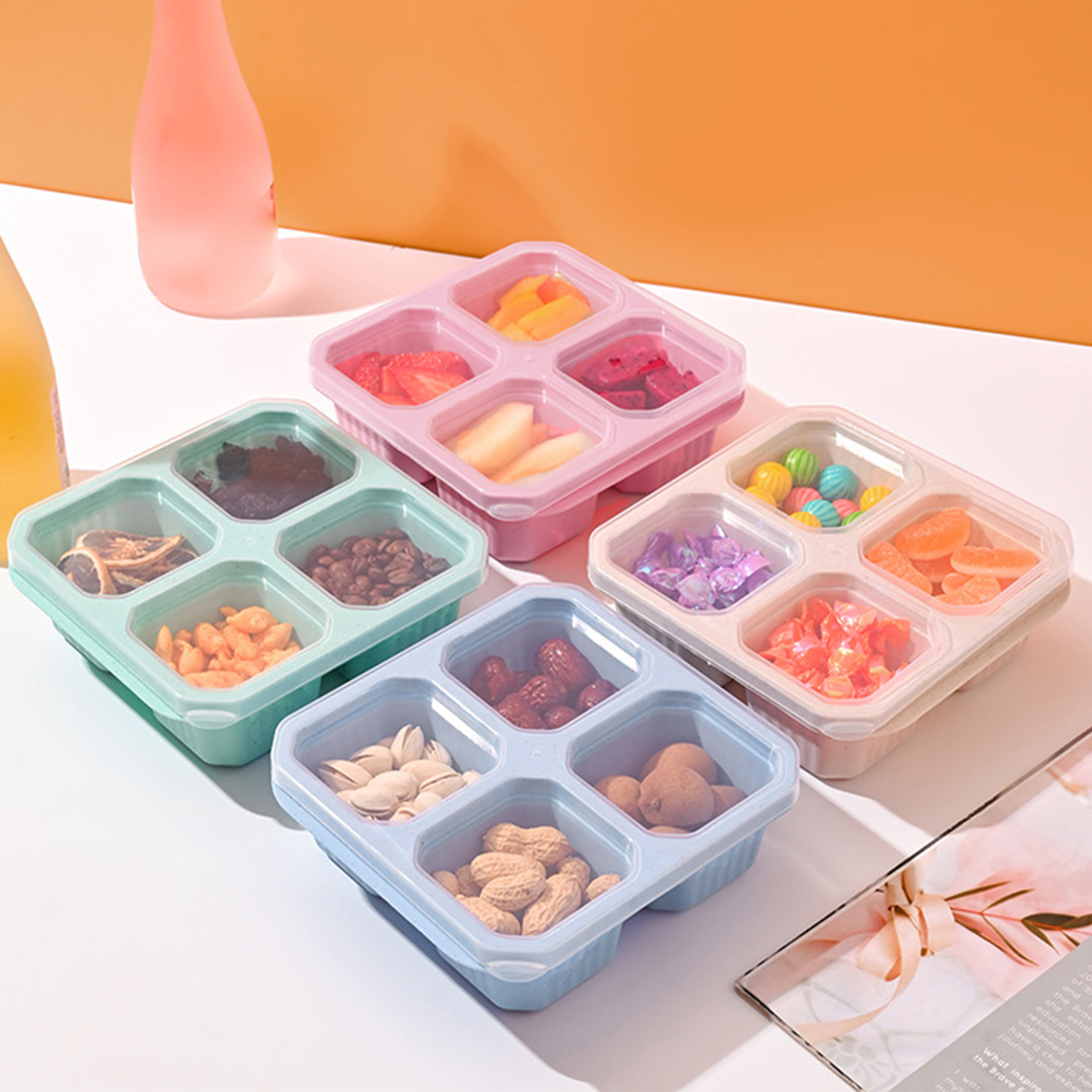 Plastic Divided Sealed Fresh-Keeping Box 5