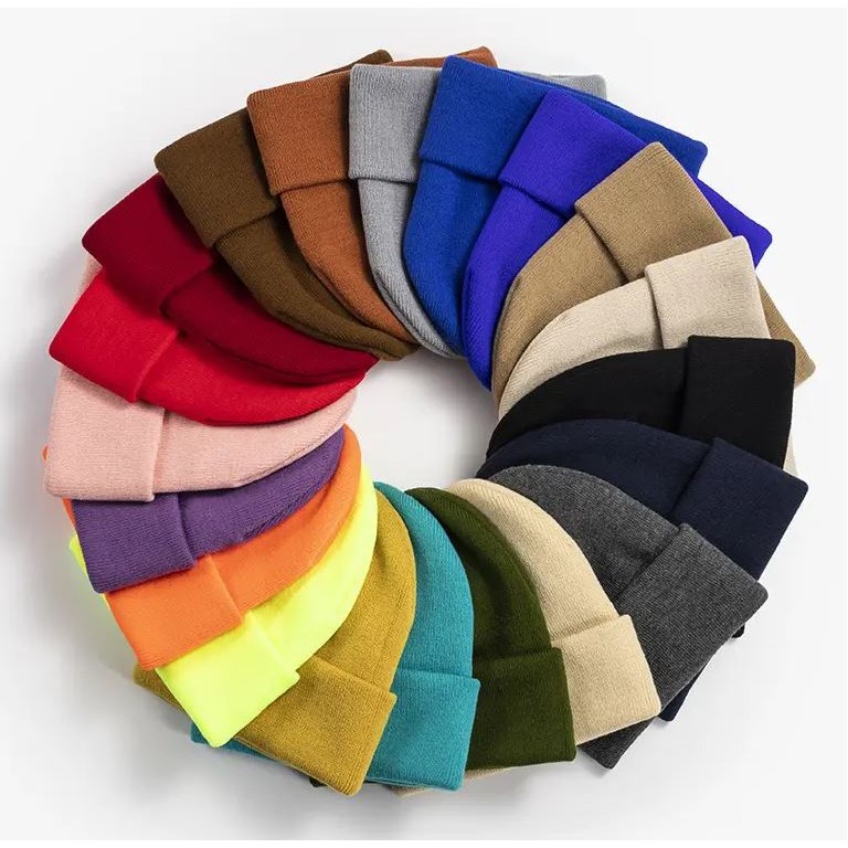 Solid Color Beanie Hat 2