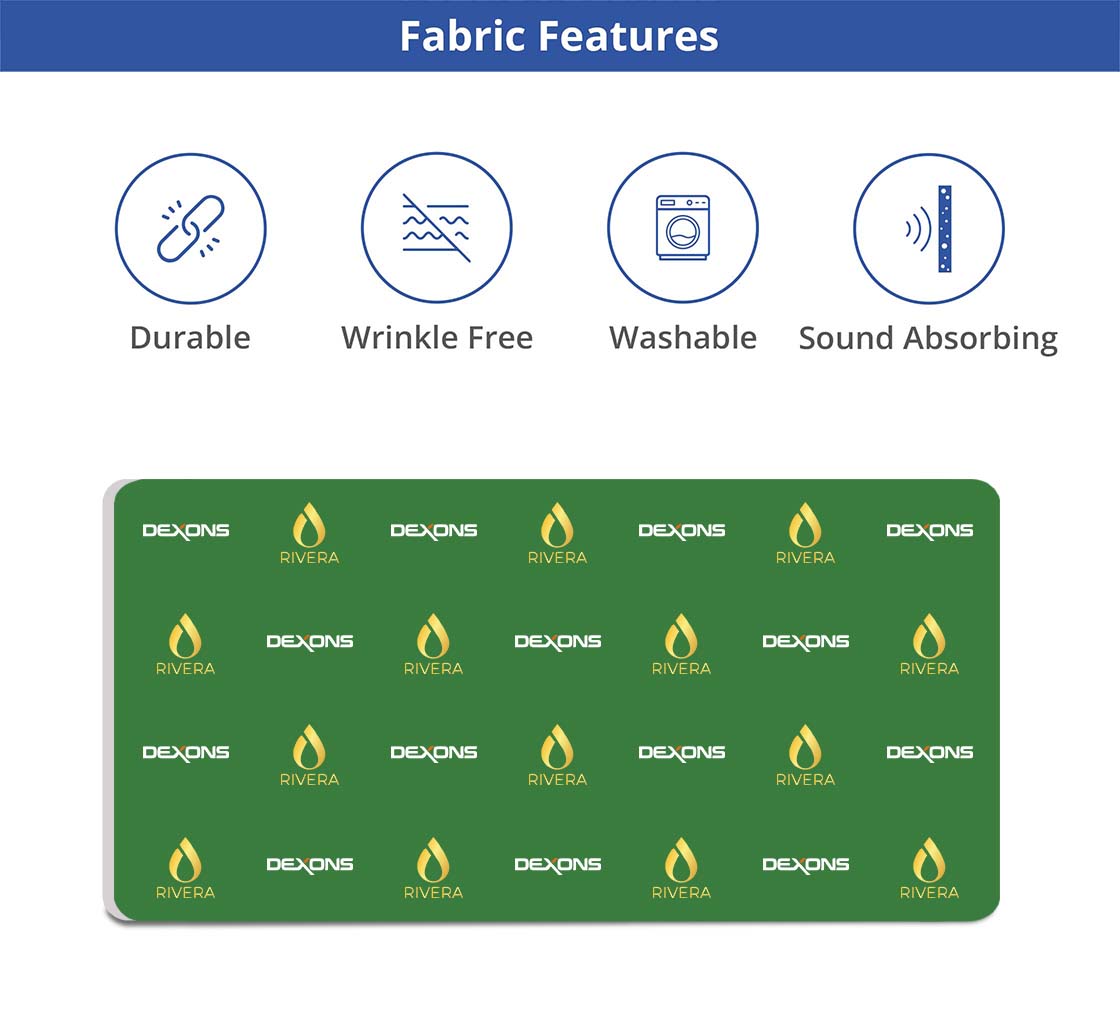 Step and Repeat Wall Box Fabric Display (20' x 10') 3