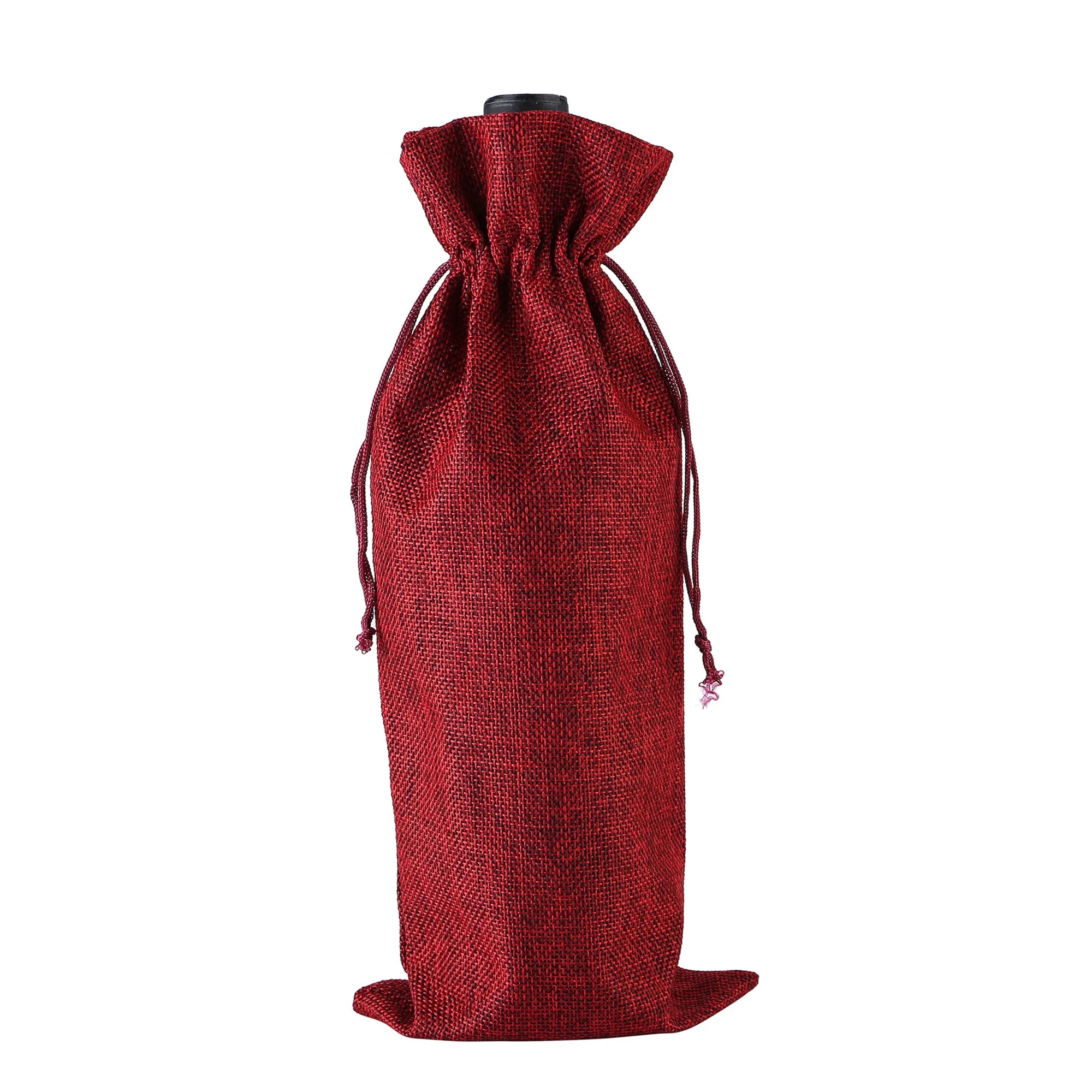 Wine Bottle Bag With Drawstring 10pcs 8