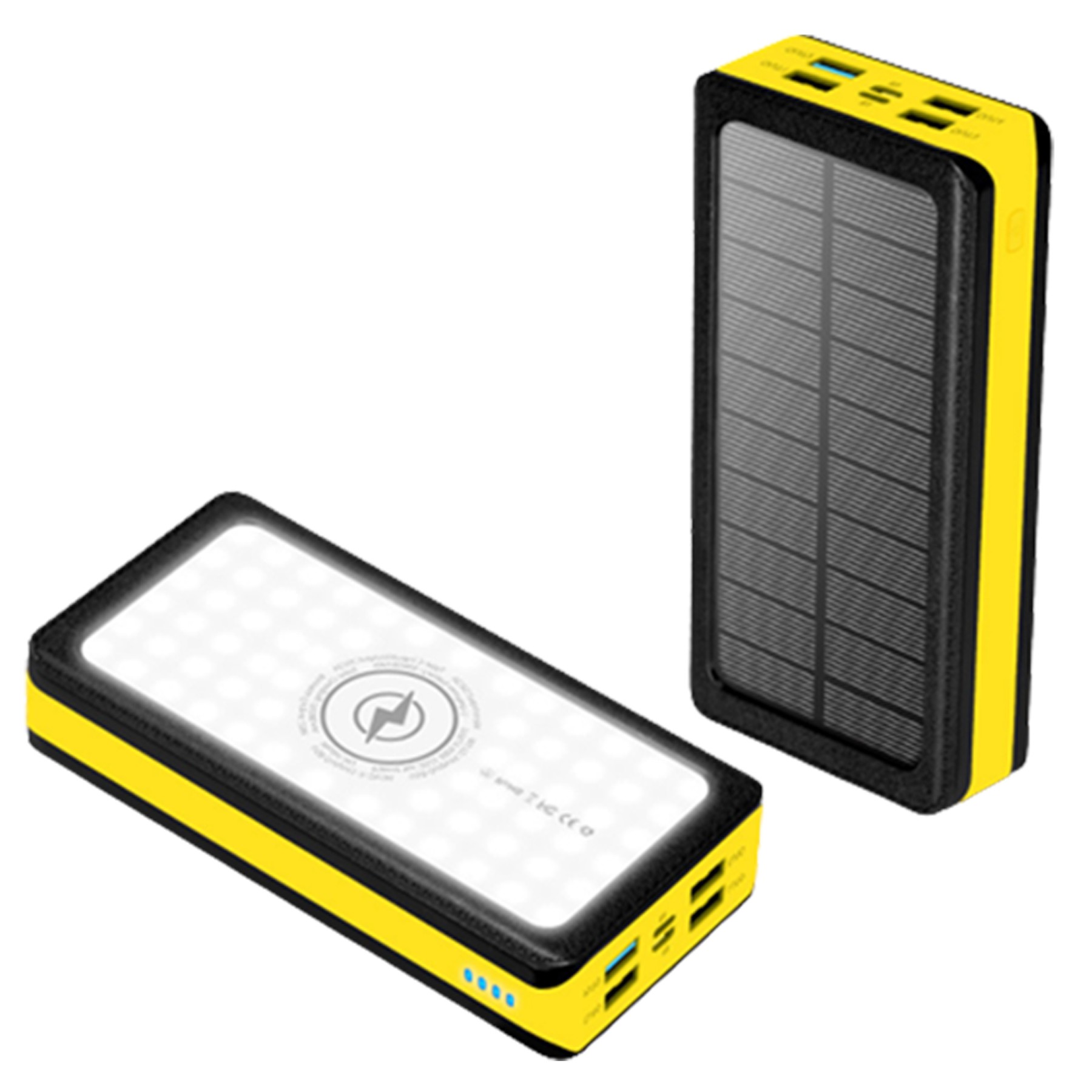 3000Mah Solar Power Bank Flashlight 5