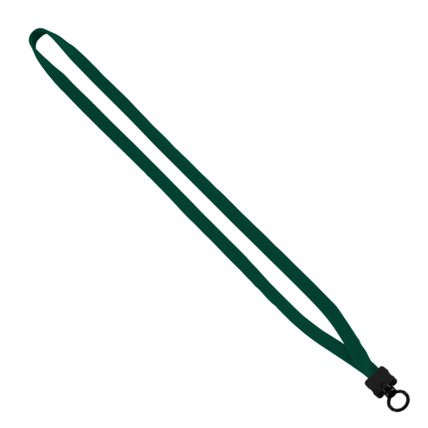 1/2" Cotton Lanyard with Plastic Clamshell & O-Ring 22