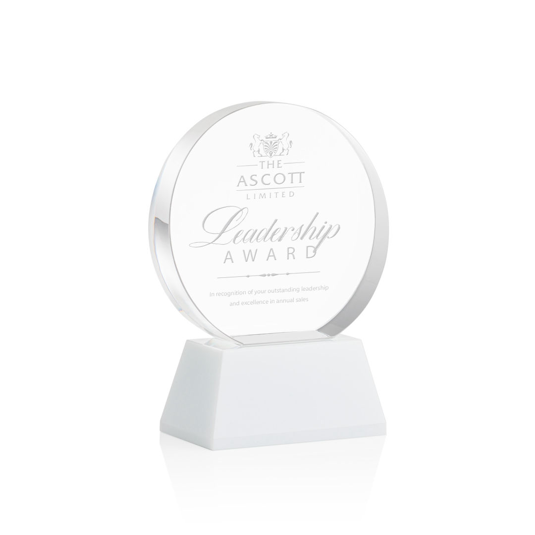 Glenwood Award on Base - White 6