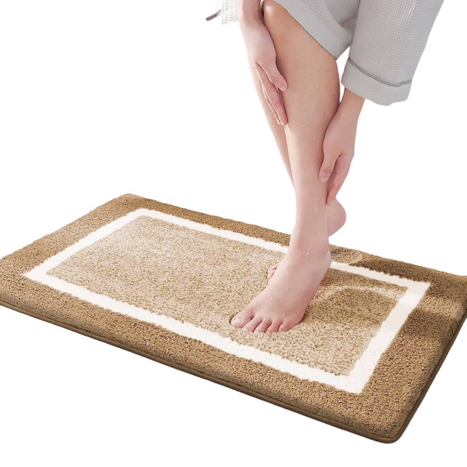 Soft Absorbent Non-Slip Bathroom Mat 4
