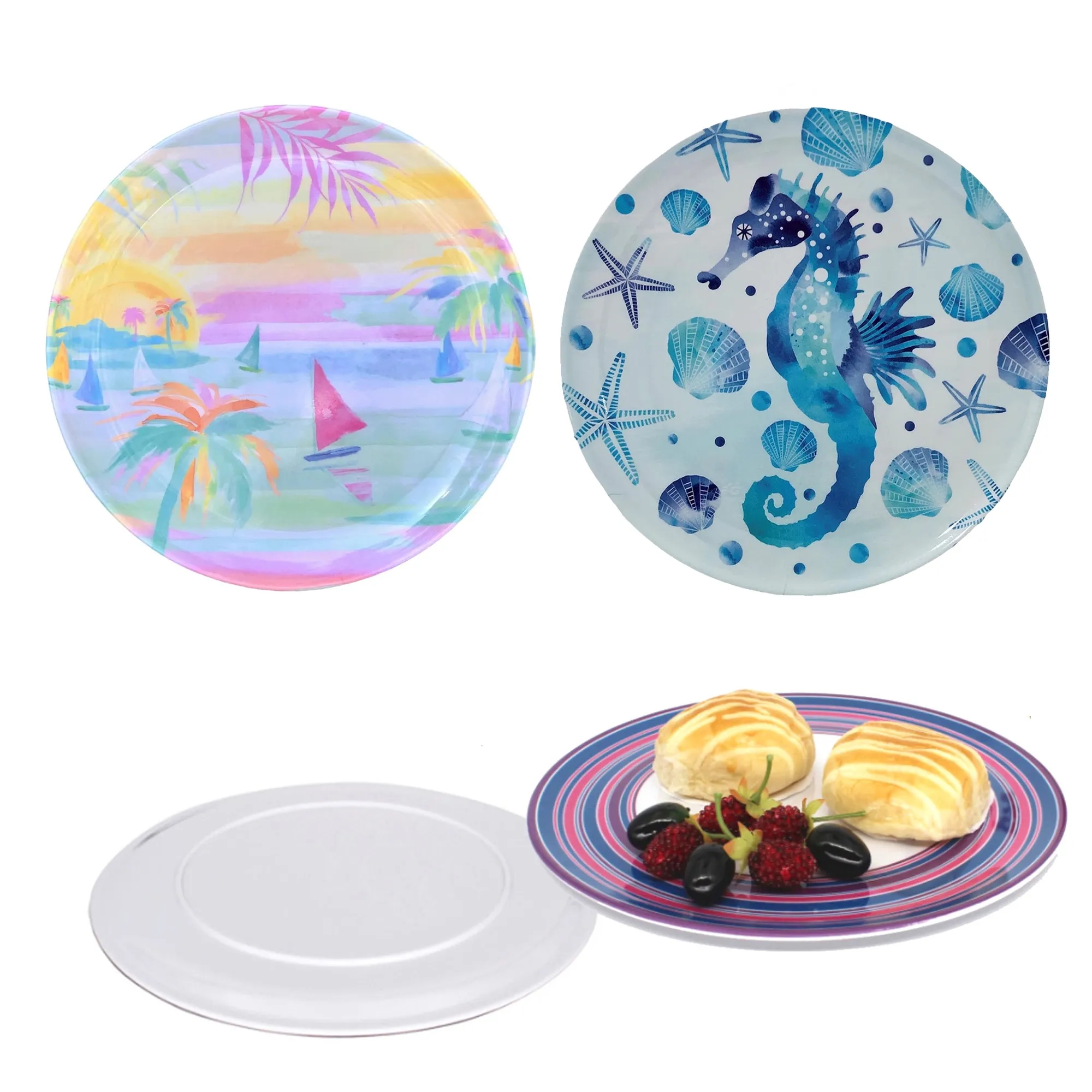 Lightweight Melamine Dinner Plate 3